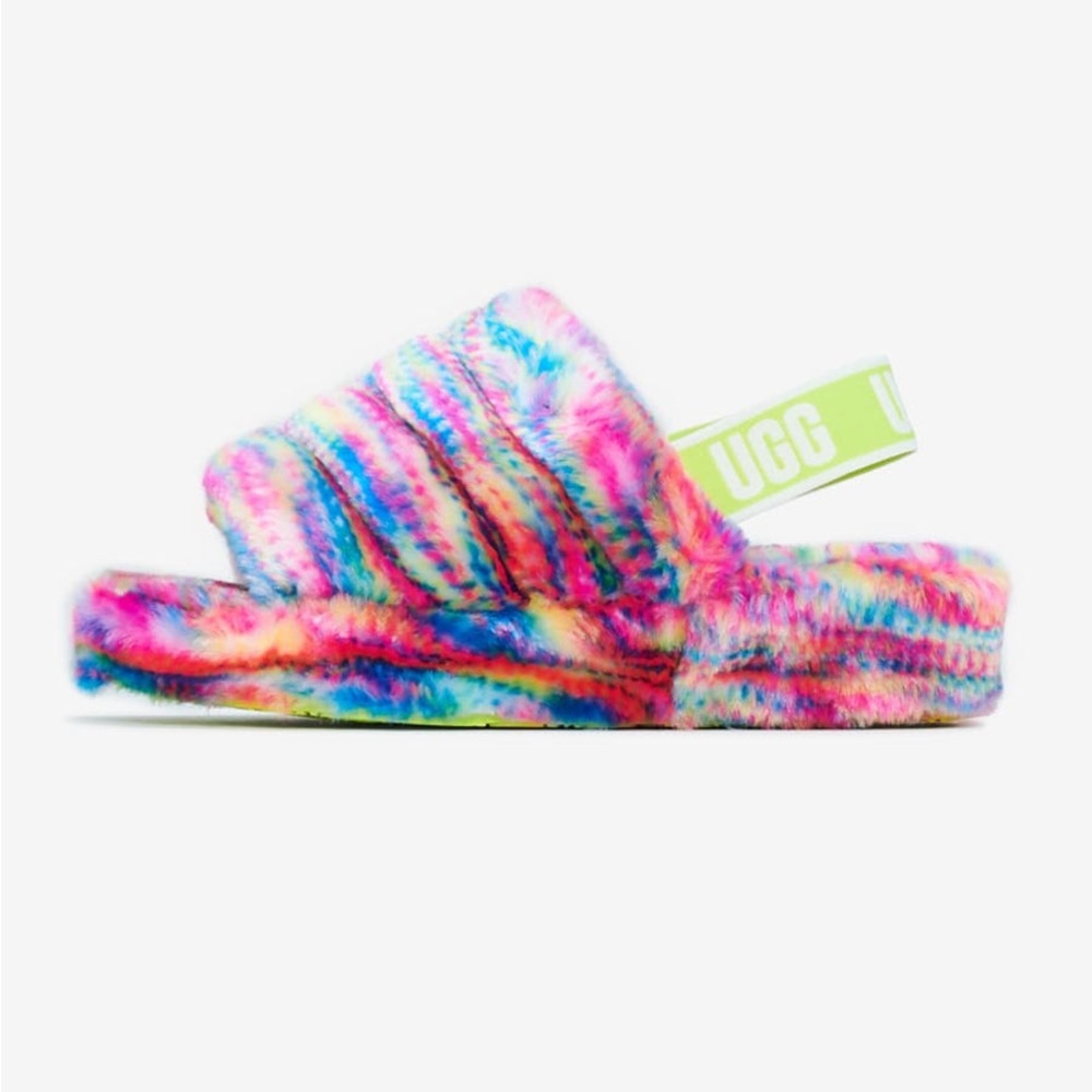 UGG Fluff Yeah Pixelate Sandals